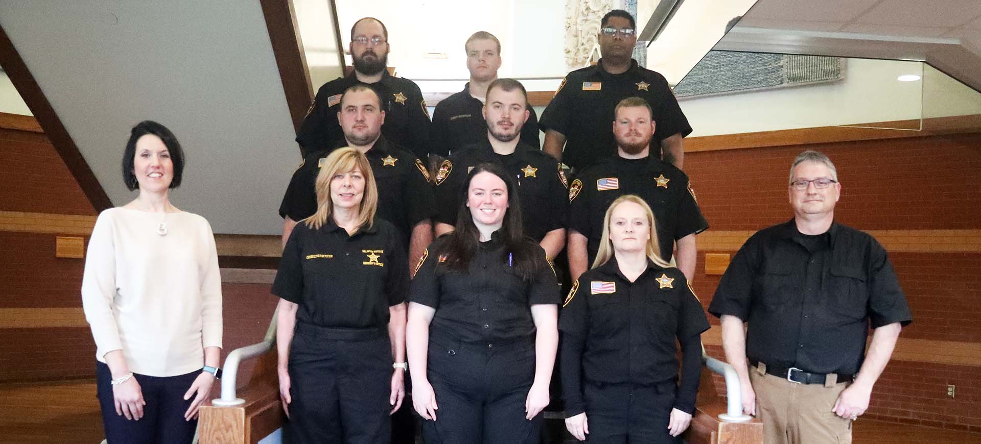 Washington State Community College (WSCC) announced that 10 corrections officers from area agencies recently completed the Ohio Corrections Officer Basic Training Academy. The course, certified by the Ohio Peace Officer Training Commission, included 148 hours of training in seven subject areas required for certification to be employed as Corrections Officer in an Ohio facility.