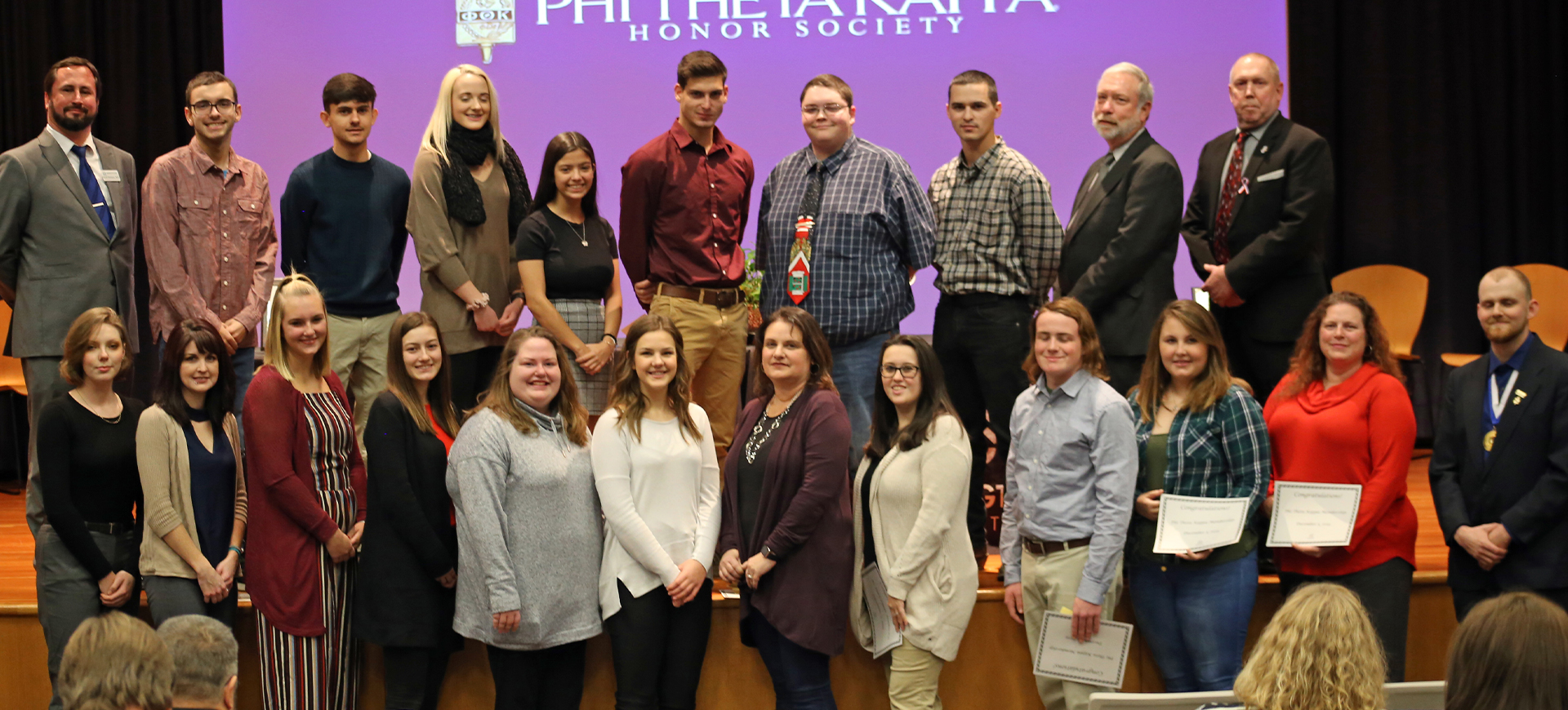 Washington State Community College’s (WSCC) Alpha Rho Gamma chapter of Phi Theta Kappa (PTK) honor society has achieved five-star status for the 10th consecutive year. PTK is the national honor society of community colleges with a mission to recognize academic achievement of college students and provide opportunities for them to grow as scholars and leaders.