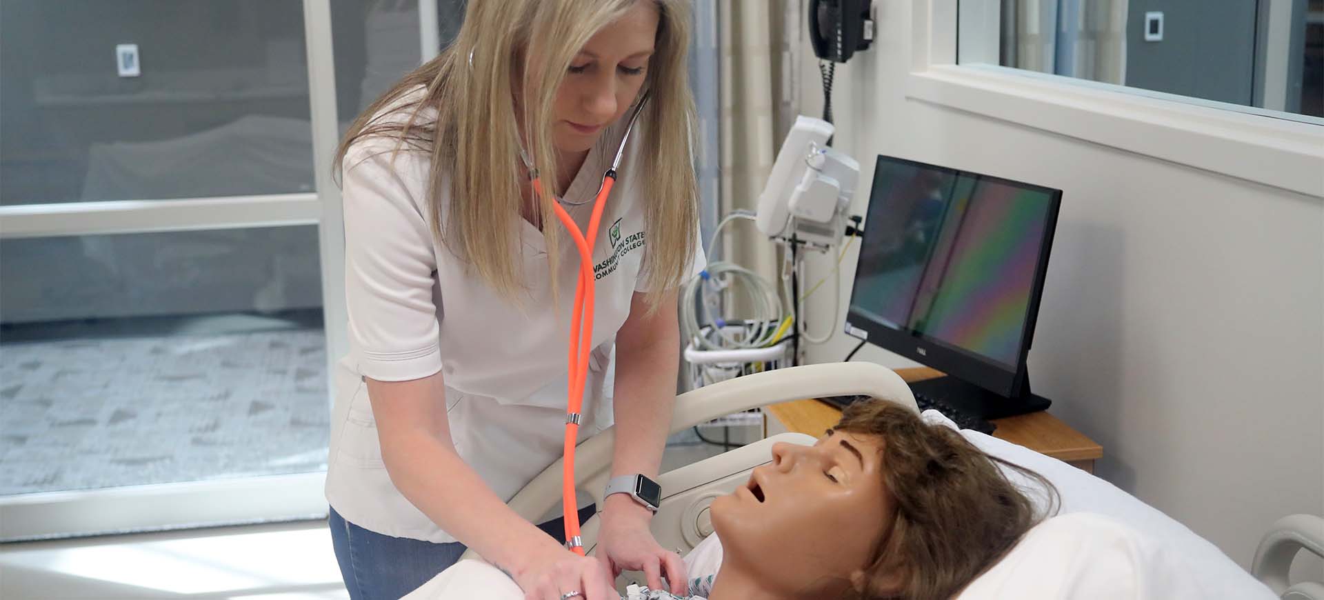 Washington State Community College (WSCC) student of the month Abby Crock