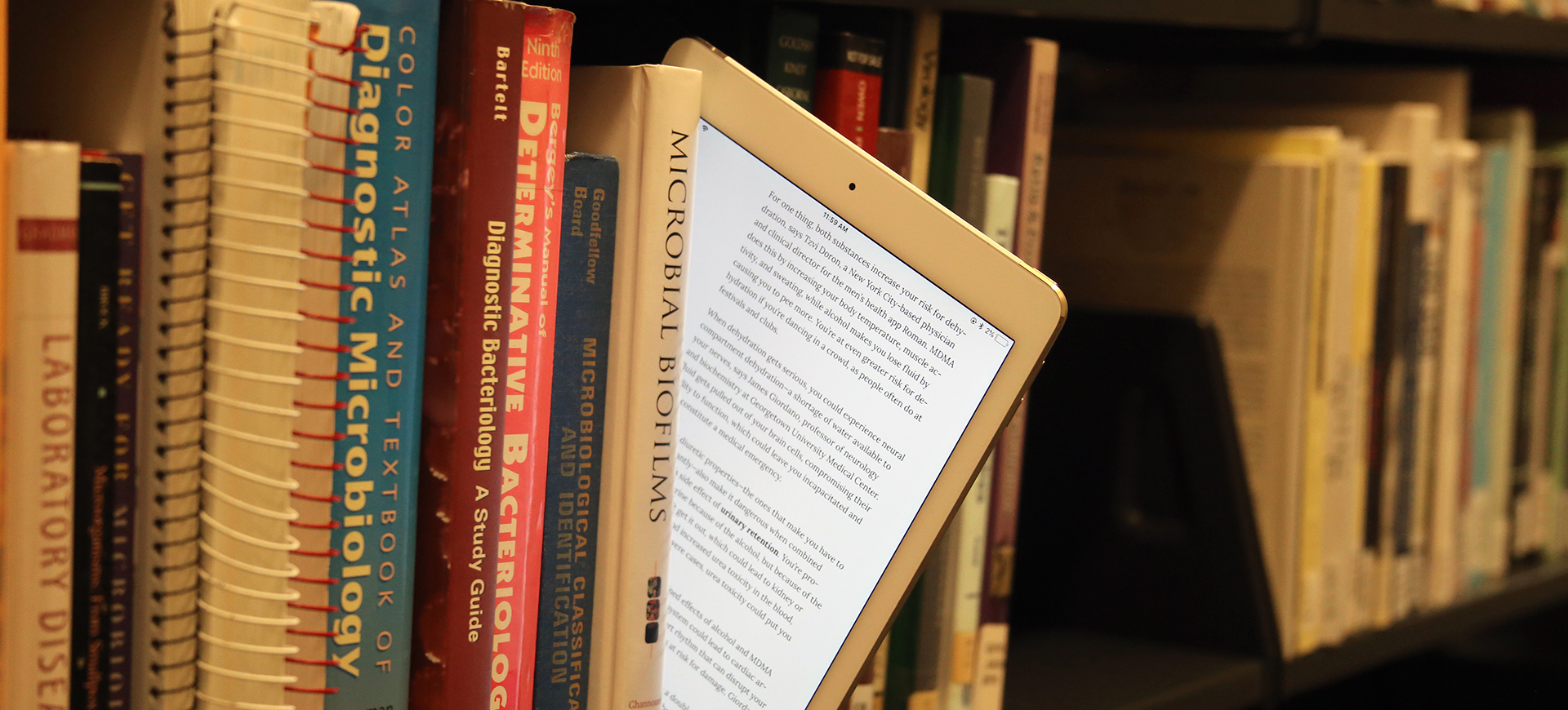 WSCC's Med Lab Tech (MLT) program will no longer rely on printed materials as part of its academic resources. Books, lab manuals, presentations, and notes will all be served electronically.