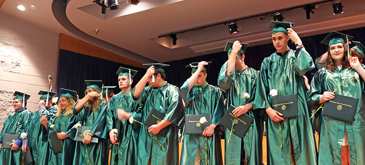 WSCC celebrated its students' success with two commencement ceremonies last week. In total the College granted 254 associate degrees and 76 one-year certificates to a group of 287 students, 29 of whom were College Credit Plus high school seniors.