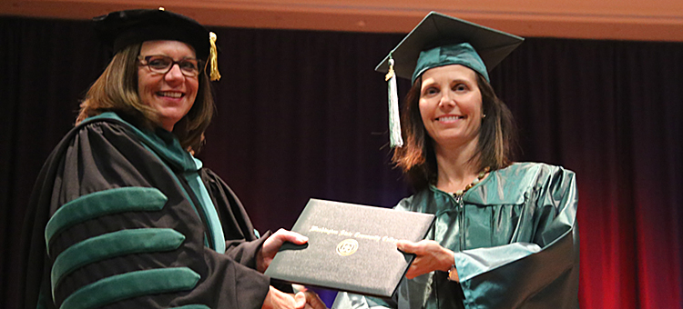 Anne McFarland graduate of PTA program